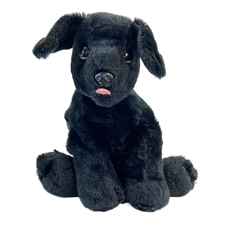 Melissa & Doug Black Lab Puppy Dog 9" Plush Stuffed Animal Toy